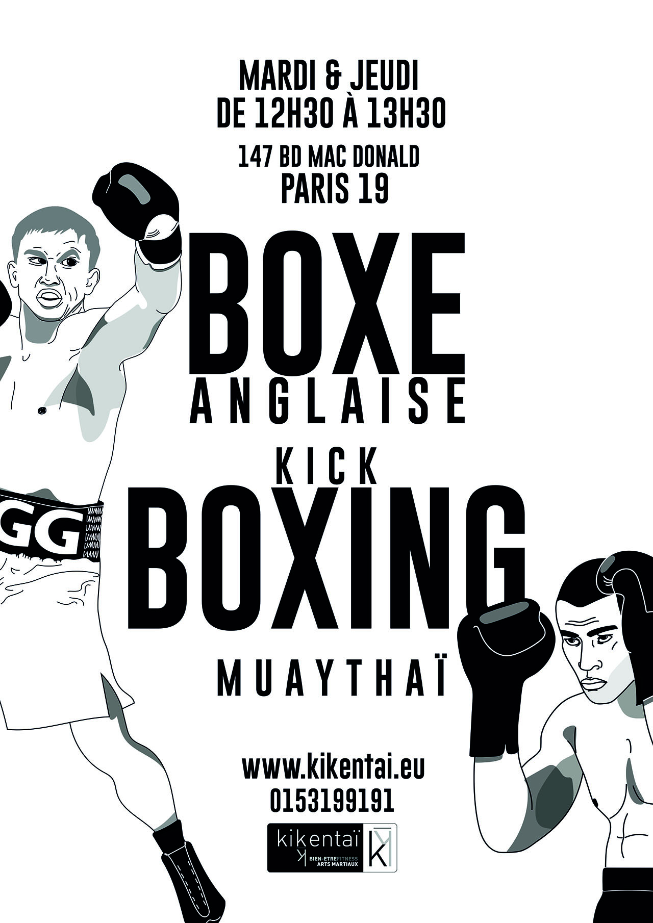 Boxe anglaise et Kick boxing