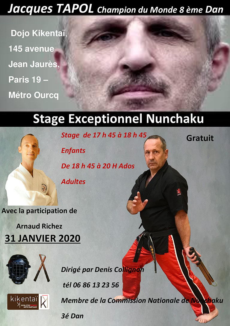 Stage Nunchaku - 31 Janvier 2020